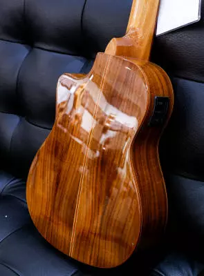 Denver - Acacia Fretless Bass Ukulele with Gig Bag 2